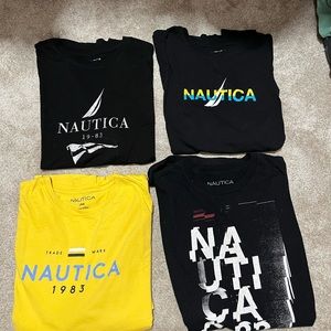4 Nautica T-shirts